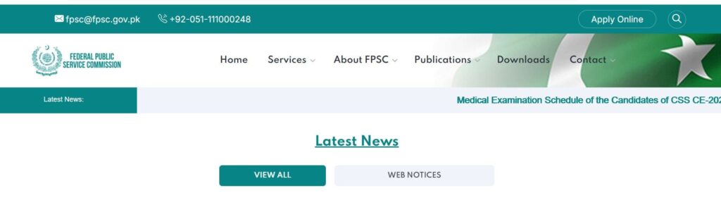 fpsc, fpsc jobs, fpsc latest jobs